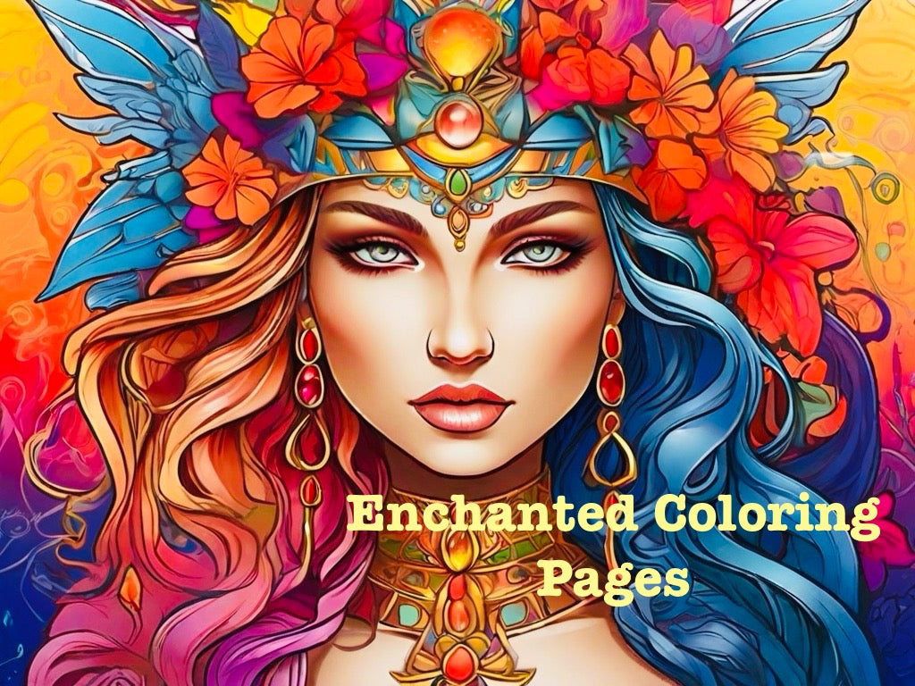 Adult Enchanted Coloring Pages